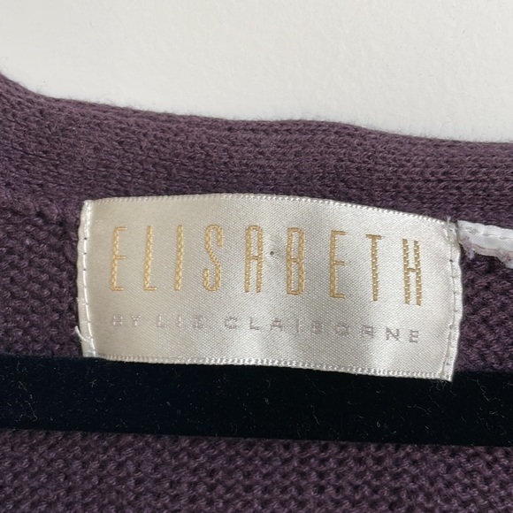 90s Liz Claiborne argyle knit sweater Vest - Picture 3 of 3